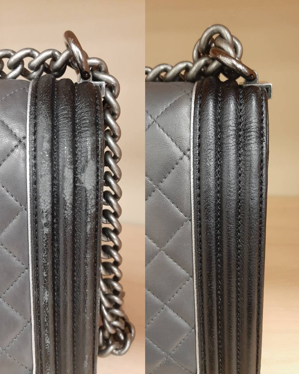 Chanel Boy: до и после работы